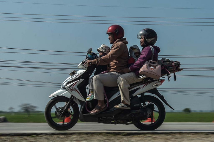 Pemudik Bersepeda Motor Diimbau Waspadai Cuaca Ekstrem di Jateng