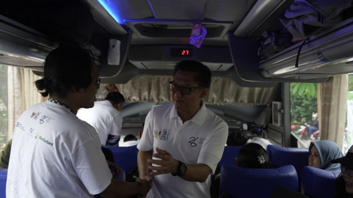 Mudik Gratis BUMN, Perhutani Lepas Ratusan Pemudik