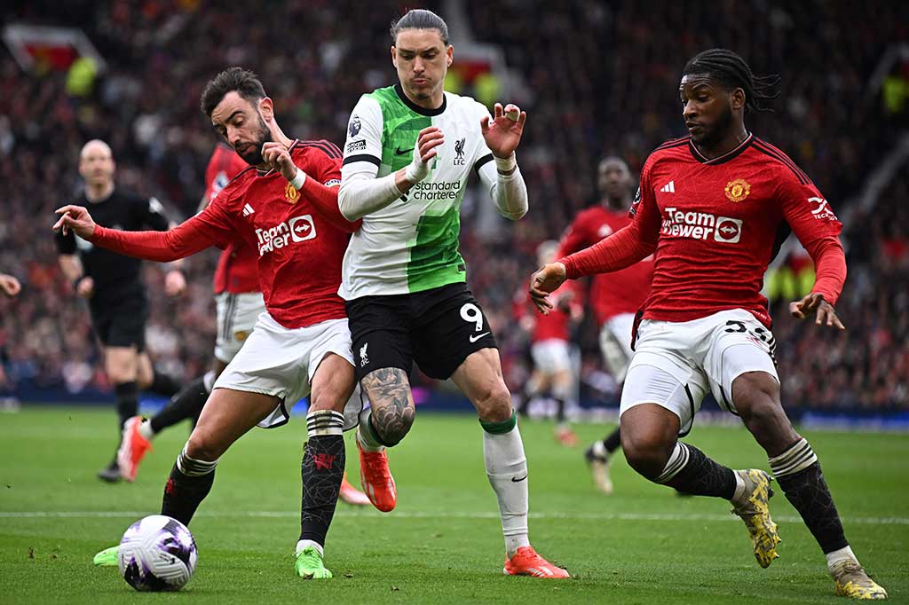 Liga Inggris: MU Vs Liverpool Berakhir Imbang 2-2