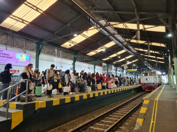 Pemudik via KA di Daop 6 Yogyakarta Capai 347 Ribu Orang