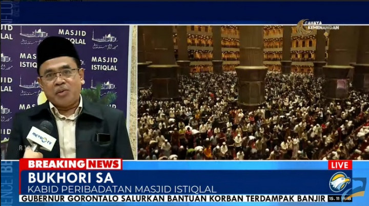 Salat Idulfitri Masjid Istiqlal Diprediksi Dihadiri 100 Ribu Warga