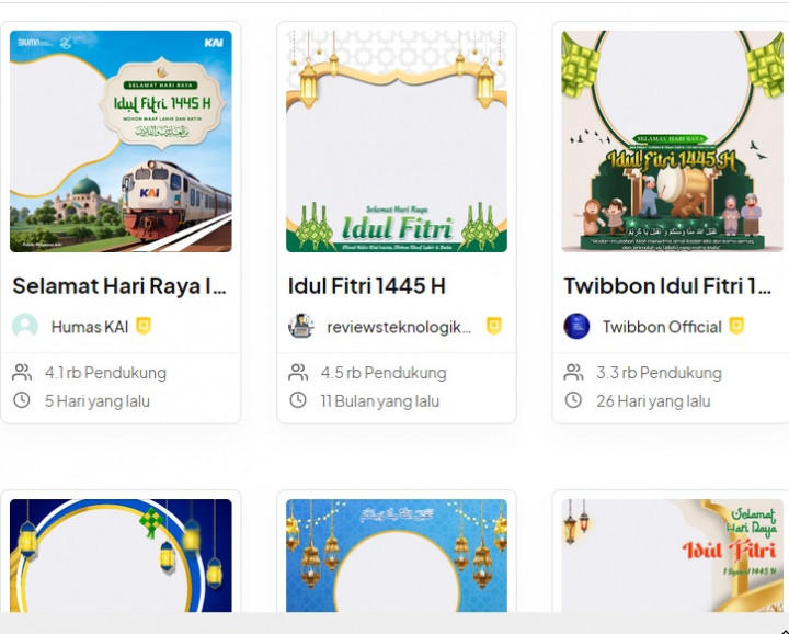 45 Link Twibbon Ucapan Selamat Hari Raya Idulfitri 1445 Hijriah