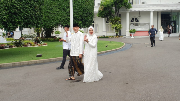 Sejumlah Menteri Hadir ke <i>Open House</i> di Istana Kepresidenan