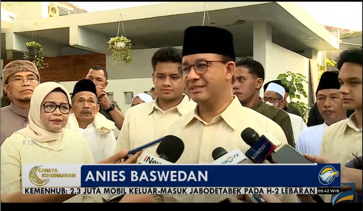 Anies <i>Open House</i> Idulftri 2024 Sore Ini