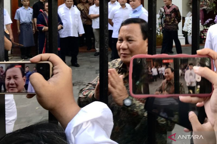 Aburizal Bakrie hingga Jimly Asshiddiqie Hadiri Halalbihalal di Kediaman Prabowo