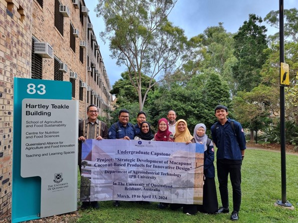 Pertama Kali, Mahasiswa IPB Bikin Tugas Akhir <i>Capstone Project</i> di Universitas Queensland Australia