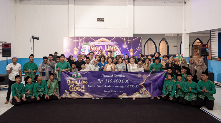 Bigo Live Donasi Lebih dari Rp100 Juta ke YKAKI dan Panti Asuhan Annajah