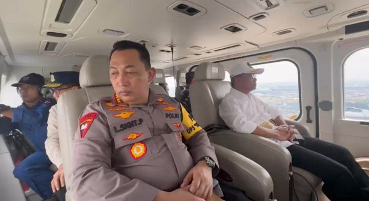 Patroli Udara, Kapolri Pastikan Keamanan Arus Balik Lebaran