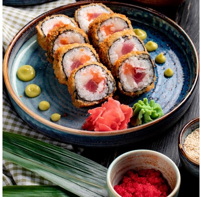 Wasabi biasanya menjadi saus pedas pada sushi. Dok. Ilustrasi Freepik