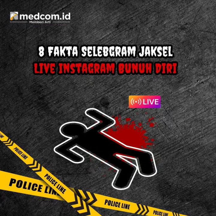8 Fakta Selebgram Jaksel Live Instagram Bunuh Diri