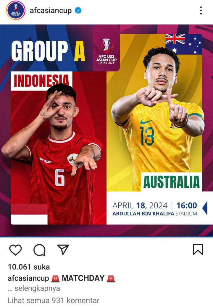 Pasang Foto Ivar Jenner, Instagram Piala AFC Diserbu Netizen: Gak Main Woi!