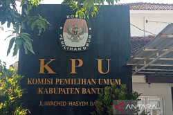 Kantor KPU Kabupaten Bantul, Daerah Istimewa Yogyakarta. ANTARA/Hery Sidik