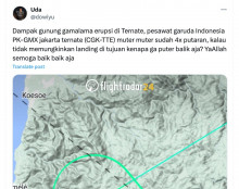 [Cek Fakta] Benarkah Gunung Gamalama Ternate Erupsi? Ini Faktanya
