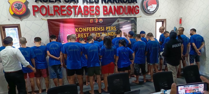 Operasi usai Lebaran, 41 Pelaku Kasus Narkoba di Kota Bandung Diringkus
