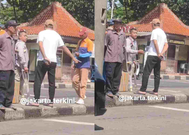 Viral, Penyandang Disabilitas dan Sopir Cekcok Perkara Titik Jemput Taksi Online