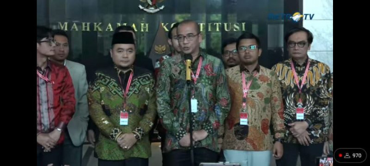 Respons KPU Usai MK Tolak Semua Permohonan Sengketa Pilpres 2024
