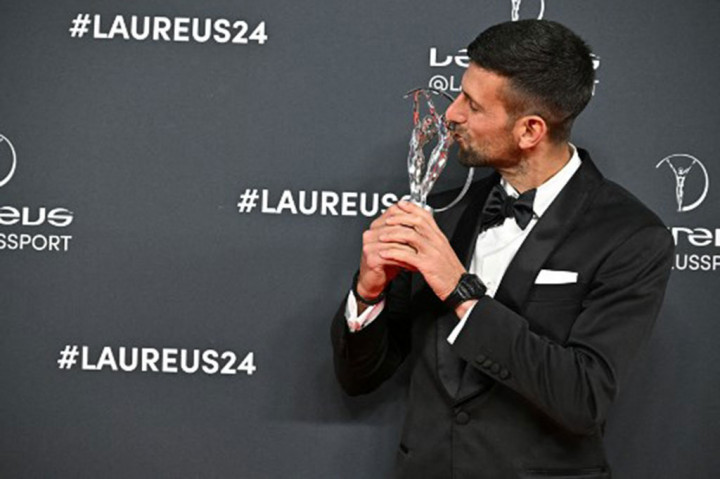 Djokovic Peroleh Penghargaan Olahragawan Terbaik Dunia
