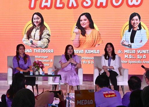 Ki-ka: Diana Theodora, Tasya Kamila, dan Dr. Melia Yunita, M.Sc., Sp.A. (Foto: Dok. Istimewa)