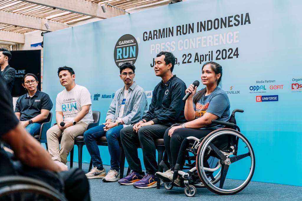 Konferensi Pers Garmin Run Indonesia 2024. Event lari ini akan berlangsung pada 29 September 2024 mendatang di ICE BSD, Tangerang. Dok. Ist