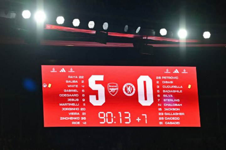 Arsenal Vs Chelsea: The Gunners Menang Telak 5-0
