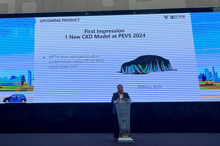Segera, Neta Pamer Mobil Rakitan dalam Negeri di PEVS 2024