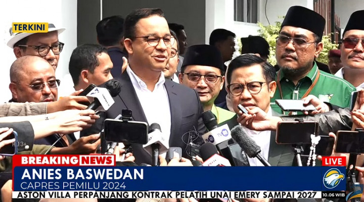 Hadiri Penetapan Prabowo-Gibran, Anies: Kita Hormati Proses Bernegara Ini