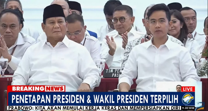 Sah! Prabowo-Gibran Ditetapkan Sebagai Presiden-Wapres Terpilih