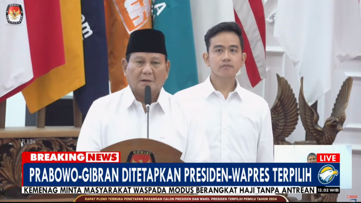 Pemilu Usai, Prabowo Tekankan Pentingnya Persatuan Bangsa