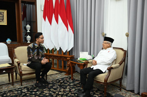 Gibran Rakabuming Raka menemui Wapres Ma'ruf Amin. Foto: Dok Setwapres