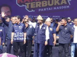 Kampanye akbar Partai NasDem di Palembang beberapa waktu lalu. Foto: Istimewa
