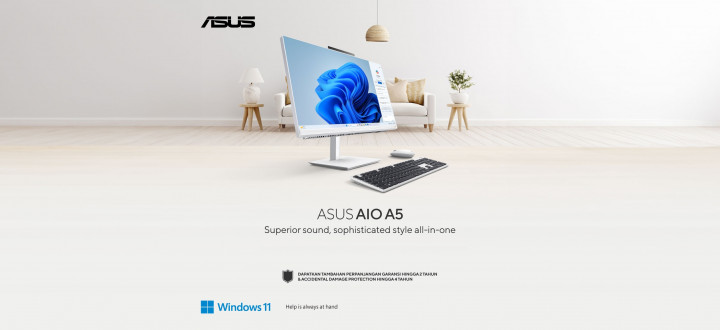 ASUS AIO A5 (A5402) untuk Bekerja dan Hiburan di Rumah