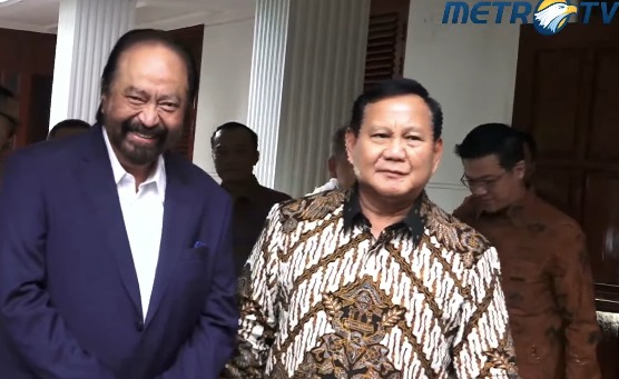 Surya Paloh Bertemu Prabowo di Kertanegara