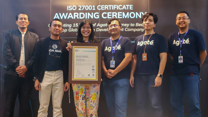 Developer Game Agate Dapat Sertifikasi Keamanan Data