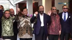 Pertemuan Ketua Umum Partai NasDem Surya Paloh dengan Presiden terpilih Prabowo Subianto.