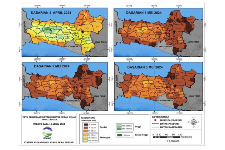 Warga Jateng Diimbau Tetap Waspada Potensi Bencana Hidrometeorologi