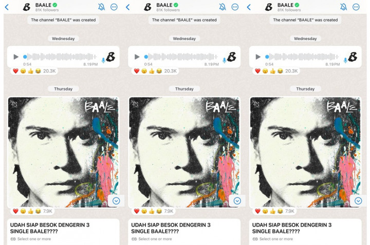 Iqbaal Ramadhan Luncurkan Saluran WhatsApp