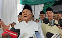Presiden terpilih Pemilu 2024 Prabowo Subianto. Foto: Medcom/Fachri.