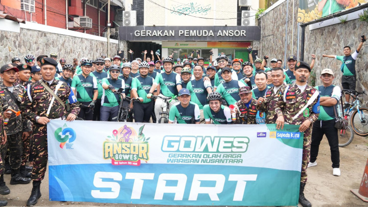 Dorong Semangat Berolahraga, Aice Group Dukung Kegiatan Ansor Gowes