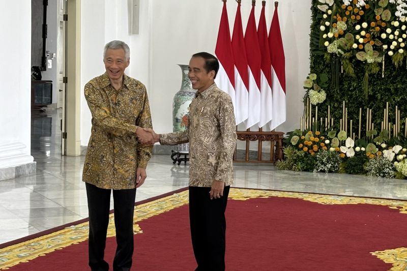 Presiden Jokowi Terima Kunjungan PM Singapura di Istana Bogor