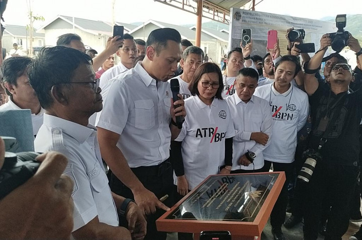 Kementerian ATR/BPN Terbitkan 1.102 Sertifikat Huntap di Palu