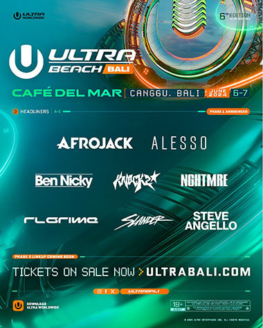 Swedish House Mafia hingga Alesso akan Tampil di ULTRA Beach Bali