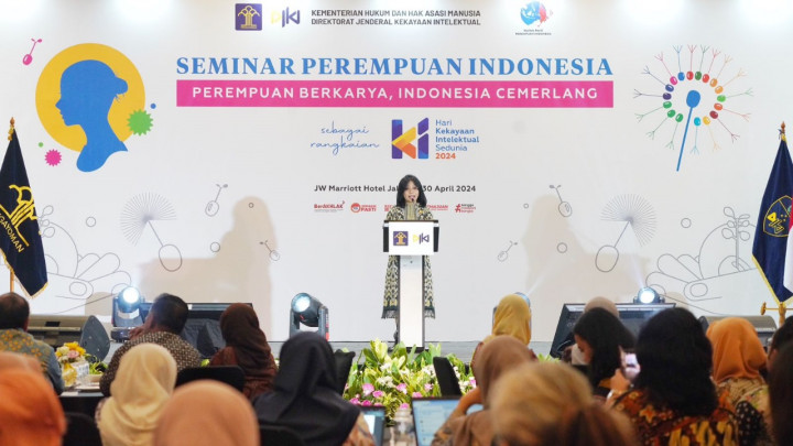 DJKI Ingatkan Pentingnya Peran Perempuan dalam Sistem KI Melalui Seminar Perempuan Indonesia