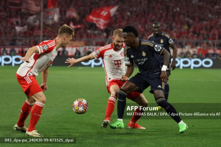Liga Champions: Dua Penalti Warnai Laga Muenchen vs Madrid yang Berakhir Imbang 2-2