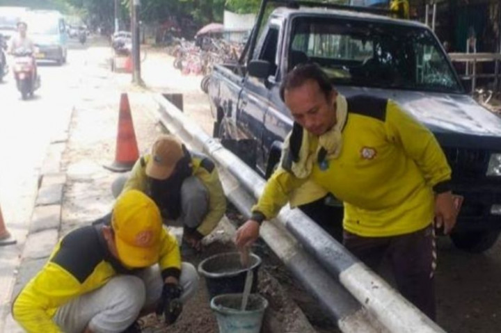 Perbaikan Pembatas Jalan di Outer Ring Road Capai 95 persen