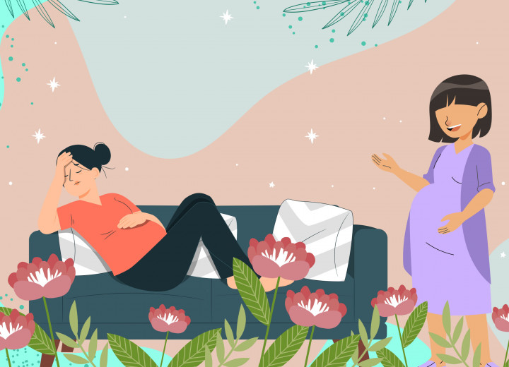 Posisi Tidur Ini Cegah Bayi Sungsang