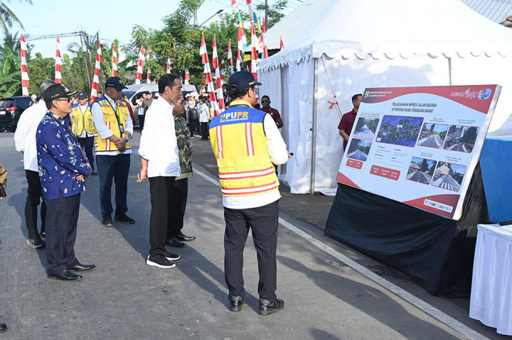 Resmikan IJD di NTB, Jokowi Harap Kecepatan Logistik Makin Baik