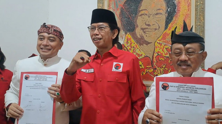Eri Cahyadi Daftar Penjaringan Bacalon Wali Kota Surabaya ke PDIP