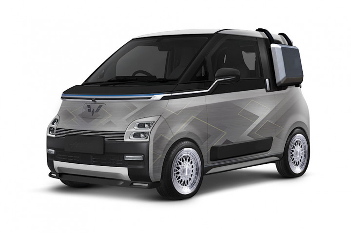 Tomi Airbrush Bikin Konsep Modif Wuling Air EV