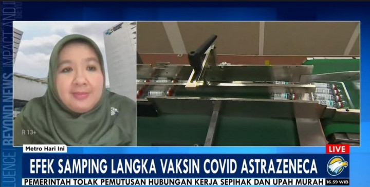 Heboh Efek Samping Sindrom TTS Vaksin AstraZeneca, Kemenkes: Sudah Tak Digunakan 6 Bulan