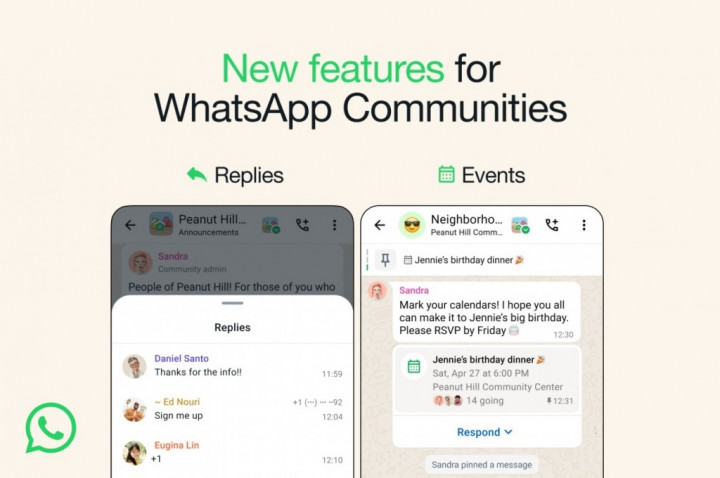 WhatsApp Hadirkan Cara Baru untuk Organisasi Acara